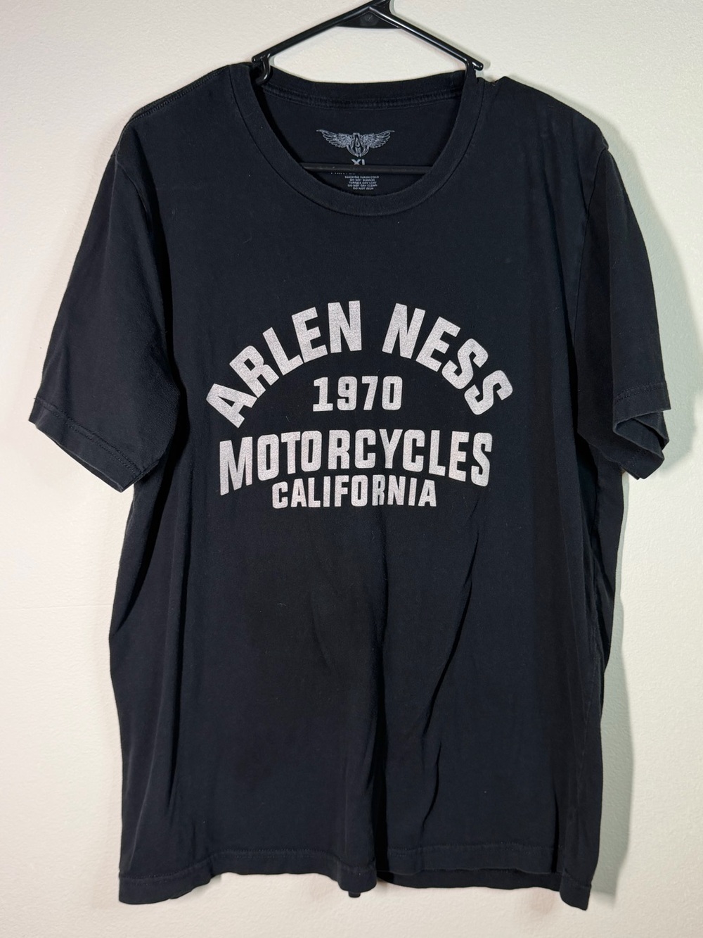 Arlen Ness Men's Black 'Motorcycles California' Graphic Tee